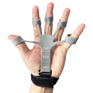 Finger-Rehabilitations-Griffkrafttrainer 6,6~21 lbs Einstellbarer <span class=keywords><strong>Hand</strong></span>-Extensions-Trainer Fingertrainer für Handtherapie - Product Image 1