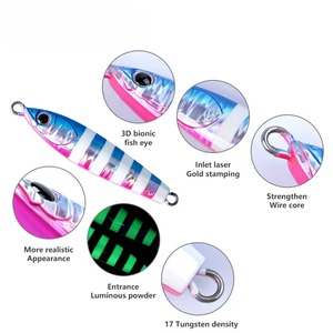 Esche in Tungsteno da 300g, 350g, 400g <span class=keywords><strong>per</strong></span> Pesca in Acqua Salata, Jigging, Pesca con Esche Metalliche, Slow Pitch Jigs <span class=keywords><strong>per</strong></span> Tonno - Product Image 3
