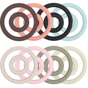 Haltères ergonomiques pour le <span class=keywords><strong>Pilates</strong></span>, entraînements à domicile, <span class=keywords><strong>anneau</strong></span> lesté pour la musculation, tonification, haltère en silicone lesté <span class=keywords><strong>de</strong></span> 5 lb - Product Image 4