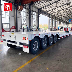 गर्म बिक्री भारी-शुल्क 3 और 4 अक्षल्स कम बिस्तर वाले अर्ध ट्रेलर चीनी कारखाने स्टील सामग्री - Product Image 6