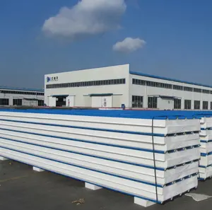 Tiết Kiệm Năng Lượng Nhà Chống Cháy Cách Âm EPS Sandwich Panel