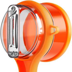 Pelador de Frutas y Verduras Portátil para Cocina con Recipiente de Almacenamiento, Fácil de Limpiar - Product Image 2