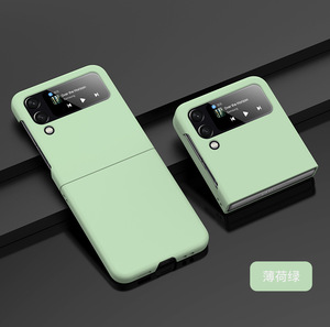 สำหรับ <span class=keywords><strong>Samsung</strong></span> Galaxy Z <span class=keywords><strong>flip</strong></span> <span class=keywords><strong>4</strong></span> 3 5 6เคสสีล้วนแบบลูกอมสำหรับ <span class=keywords><strong>Samsung</strong></span> Z flip5 zflip 6 5 <span class=keywords><strong>4</strong></span> 3 ZFlip4ฝาหลัง PC แข็งแบบบางเฉียบ - Product Image 6