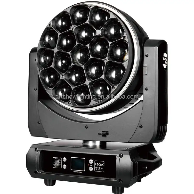 Haute qualité professionnel 19x40w abeille oeil led zoom lavage tête mobile lumière B oeil k15 lumière de scène