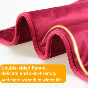 2025 Hot Selling 24V <b>Electric</b> <b>Heating</b> Flannel Blanket Far Infrared Energy Efficient Heated <b>Pad</b> with Timer for Winter - Product Image 2