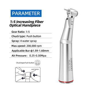 N-S-K Tandhandstuk 1:5 Contra Hoek Verhogen Hoge Snelheid Handstuk Lage Snelheid Tanden Boren Handpiece Turbine 1:5 - Product Image 4
