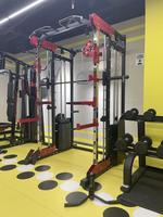TOPTONS Hot All-In-One Home Gym Equipment Multi-Functional Squat Rack and Smith Machine avec Power Rack
