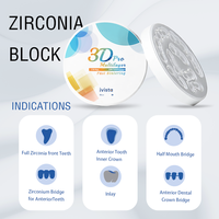 Meilleur Disque en Céramique de Zircone Multicouche pour Laboratoire Dentaire, Frittage 3D Pro-Rapide, 10mm, Processus Sans Colle
