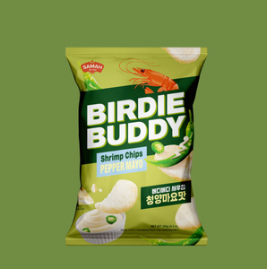 BIRDIE BUDDY Chips de Camarón Sabor Picante Cheongyang Mayo en Bolsa, Crujientes, Paquete Familiar, Venta al por Mayor, Pedido a Granel - Product Image 2