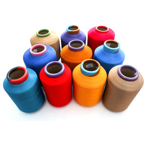 Tingido Nylon 66 Chiffon <span class=keywords><strong>Yarn</strong></span> Spandex do fabricante Coberto para Air Crochet Sock Knitting Webbing Nylon Coberto Fios para <span class=keywords><strong>Bikini</strong></span> - Product Image 3