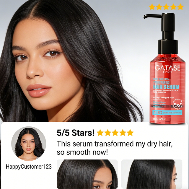 Private Label Professional Bond Building Hair Oil Molecular Repair Serum for Bleached Damaged Hair Strengthening Treatment