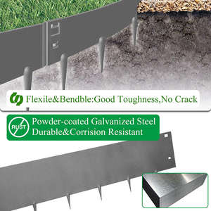 Corten Steel Landscape <b>Edging</b> <b>Metal</b> Garden <b>Strips</b> Corten Weathering Steel <b>Edging</b> - Product Image 4