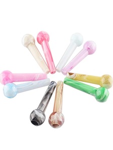 Embout de chicha coloré en résine, réutilisable, pour bar, KTV, fête, accessoire de pipe à eau, personnalisable OEM - Product Image 1