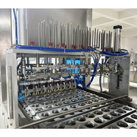Machine complètement automatique de remplissage et de cachetage de tasse d'eau minérale avec la tasse à l'intérieur de la fonction de lavage
