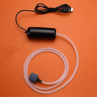 Pompe à oxygène portable mini USB pour aquarium, oxygénateur silencieux, pompe à air, fournitures d'aquaculture, accessoires de pêche