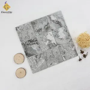 Kitchen Backsplash Stone Mosaic Tile Foshan Stone Texture Ceramic Mosaic Tile Decorative Kitchen Backsplash 300*300mm