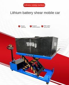 Con rodillos, carro de aleación de aluminio manual, elevador de carga pequeño hidráulico, Manual mesa elevadora, transporte - Product Image 5
