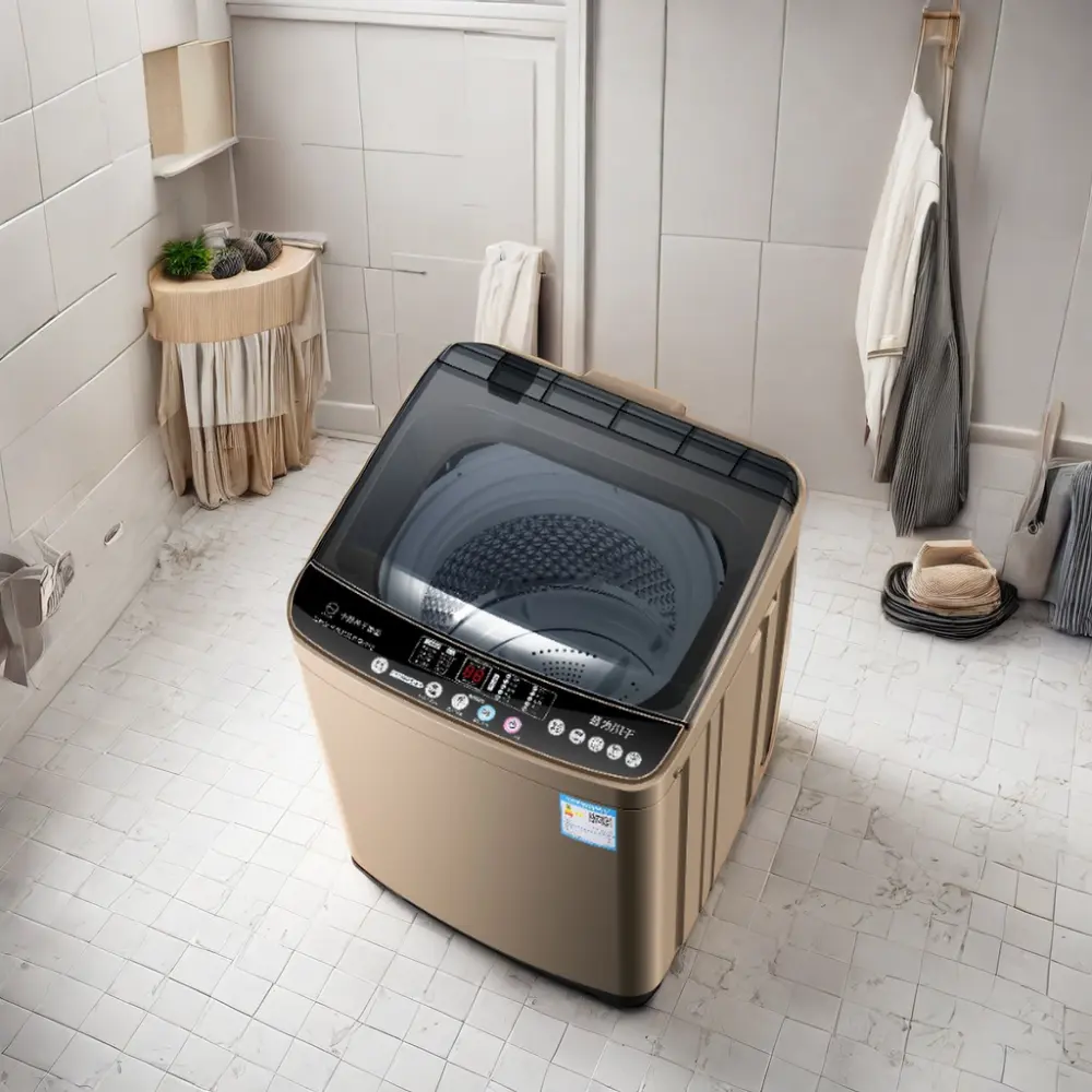 เครื่องซักผ้าฝาบนอัตโนมัติเต็มรูปแบบขนาด 8 กก. ประหยัดน้ํา ล้างเครื่องซักผ้าแบบลอก