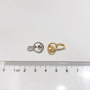 Pendentif en argent S925 31366 avec perles rondes de 7-9 mm, accessoires de collier simples et tendance à faire soi-même, support vide, perles et breloques de luxe - Product Image 4