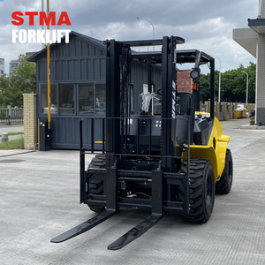 STMA 2,5 тонн 4WD небольшой дизельный вилочный погрузчик повышенной проходимости с двигателем Mitsubishi S4S - Product Image 6