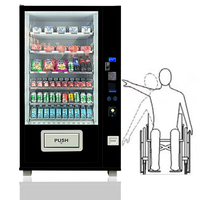 Vente chaude Combo Distributeur Automatique Petit Distributeur Automatique Vente Pour Aliments Et Boissons Combo Numérique Noir Distributeurs Automatiques
