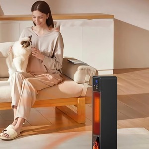 Calefactor de Aire Caliente, Ventilador Eléctrico de 2200W, Calefactores con Llama 3D, Mini Calefactor Portátil para Hogar, Oficina y Dormitorio - Product Image 3