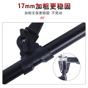 ที่วางคันเบ็ดตกปลาแบล็คไดมอนด์ สแตนเลส หมุนได้ 360 องศา ขาตั้งคันเบ็ดคาร์พอเนกประสงค์ แบบพับได้ - Product Image 2