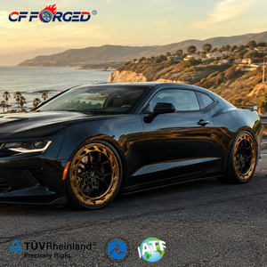 Rines de Aleación de Aluminio Forjado CF Luxury Custom de 18 19 20 21 22 Pulgadas, Diseño Aero Monoblock en Dorado y Negro, 5x112, Nuevos, Multirradio, para <span class=keywords><strong>BMW</strong></span> - Product Image 3