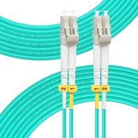 OM3 40Gbps 2.0mm 3.0mm 50/125 LSZH LC SC FC ST Câble de raccordement à fibre optique en mode Cultimode OM3 Cordon de raccordement à fibre optique duplex