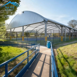 Modern Architectural Steel Frame PVDF Fabric Arcum Roof Tension <strong>Membrane</strong> <strong>Structure</strong> Tent for Tennis Padel Pickleball Court - Product Image 2