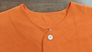 Jersey de béisbol de manga corta recortada personalizada sublimación impresa secado rápido antibacteriano transpirable 4 botones Stitch Patchwork - Product Image 2