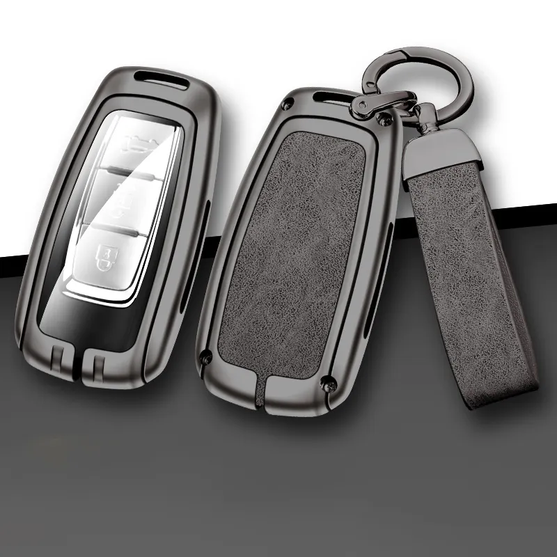 High Quality Zinc Alloy Leather Car Key Case Cover For Infiniti QX50 QX55 QX60 FX35 Car Custom Logo Holder Keychain Accessories