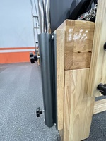Reformer de Pilates de Madera de Roble con Torre Ajustable, Equipo de Entrenamiento de Pilates Multiestilo, Reformer Cadillac
