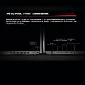 Computadora Portátil <span class=keywords><strong>Lenovo</strong></span> ThinkPad P16S para Juegos con CPU Ultra7, Pantalla OLED de 16 Pulgadas, 32 GB de RAM, SSD de 1 TB, RTX500Ada 4G, Teclado en Inglés Nuevo - Product Image 6