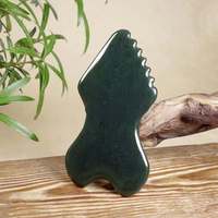 Outil Gua Sha en jade néphrite vert à brancher RightBest RBMM-5113, ensemble de pierres de massage chaudes en basalte pour sculpter le corps, soulager le stress et le dos