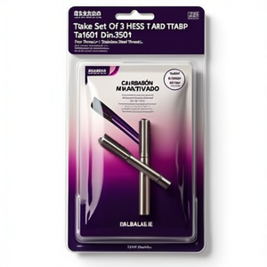 Ttake Set Of 3 Hss E Hand <b>Taps</b> Ta1601 Din 352 Iso 2 6H For Stainless Steel <b>Threads</b> - Product Image 2