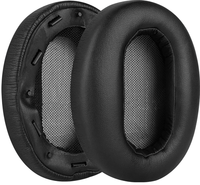 Coussinets d'oreille de remplacement Joghaw pour casque, compatibles avec MDR-1AM2, en cuir protéiné de qualité supérieure avec mémoire de forme douce