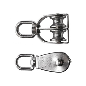 Trung Quốc phần cứng bán buôn cửa hàng Nguồn cung cấp bán buôn thép không gỉ 304 316 đôi ròng rọc khối - Product Image 3