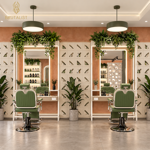 Diseño Interior 3D Moderno para Salón de Belleza, Conjunto de Muebles de Lujo para Salón de Belleza Profesional, Iluminación LED Ecológica para Barbería - Product Image 1