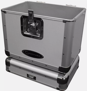 Hộp đựng đĩa than bằng nhôm bền chắc, đựng được 50 đĩa 12 inch, màu đen, dành cho DJ - Product Image 4