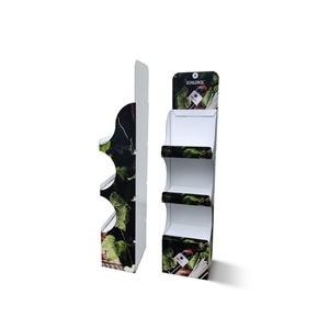 Expositor de cartón personalizado de 4 niveles para bebidas, café y té, para minoristas - Product Image 1