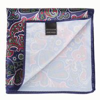 33*33 CM personnalisé numérique imprimé Hanky microfibre fabrication costume accessoires 100% Polyester poche carré