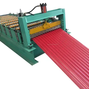 New Design Decorative Metal Roofing Corrugated Making Machine with Hydraulic Motor Drive