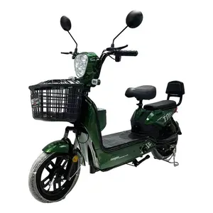 공장 도매 최고 가격 14 인치 350w 48V 두 좌석 저렴한 전기 스쿠터 전기 도시 자전거 전기 자전거 성인용