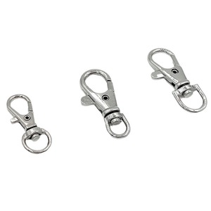 Zinc Alloy Carabiner Keychain 20mm Oval Nickel Gold Gunmetal Silver Hard Wearing Metal <b>Key</b> <b>Chains</b> - Product Image 3