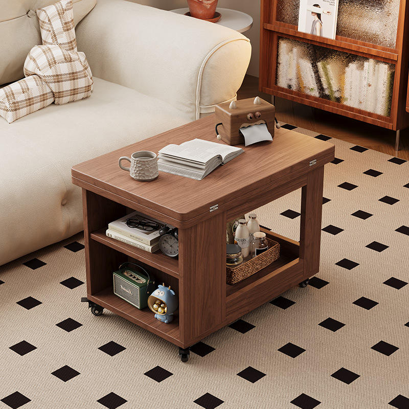 Chariot pliable mobile [couleur noyer]