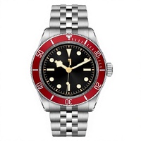 Montre Chronographe Mécanique Entièrement Automatique pour Homme, Vente en Gros Direct Usine, Boîtier en Acier Inoxydable, Aiguilles, Fermoir Papillon