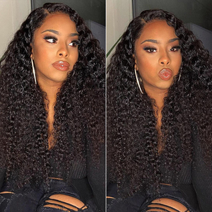 Maagdelijke Natuurlijke Human Hair Pruiken 30 Inch Lace Front Pruik Braziliaanse Transparante Kant Menselijk Haar Pruiken - Product Image 3