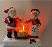 Noel Grinched Nightlight Led sahte yangın hayalet lambası cadılar bayramı hayalet yatak odası gece lambası kapalı süslemeleri hediyeler için aile