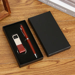 Juego de Regalo de Graduación Exquisito con Logotipo Personalizado, Estilo Ejecutivo de Cuero PU, Llavero, Bolígrafo y Cartera con Serigrafía, Caja para Regalos - Product Image 5